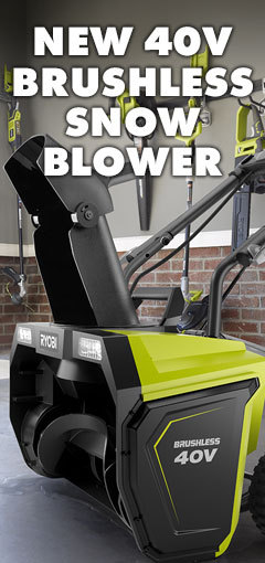 NEW 40V BRUSHLESS SNOW BLOWER