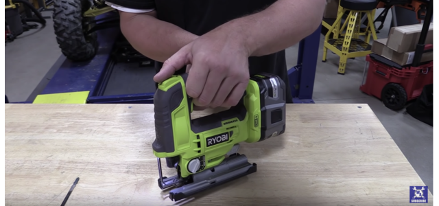 Photo: RYOBI 18-VOLT BRUSHLESS JIGSAW REVIEW MODEL P524