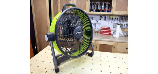 Photo: Ryobi 18-Volt Hybrid Air Cannon Drum Fan Review