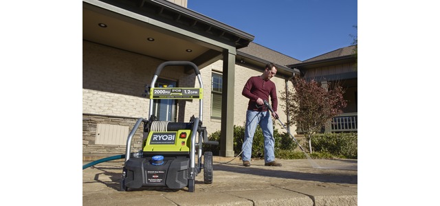 Photo: RYOBI 2000 PSI Electric Pressure Washer Fact Sheet