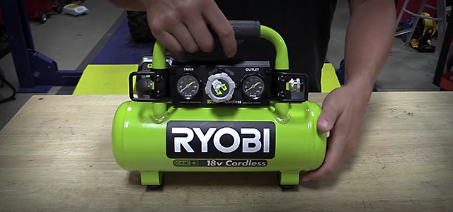 Photo: RYOBI 18V Cordless 1-Gallon Air Compressor Review | P739 