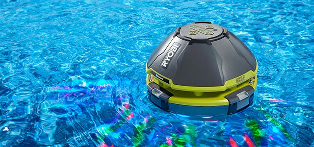 Photo: Ryobi 18 volt One+ Floating Speaker/Light Show Review from Men's Journal