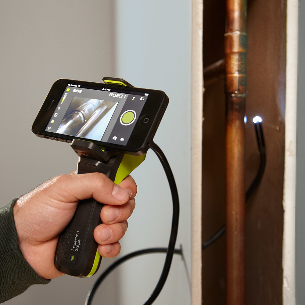 ryobi phone works inspection camera