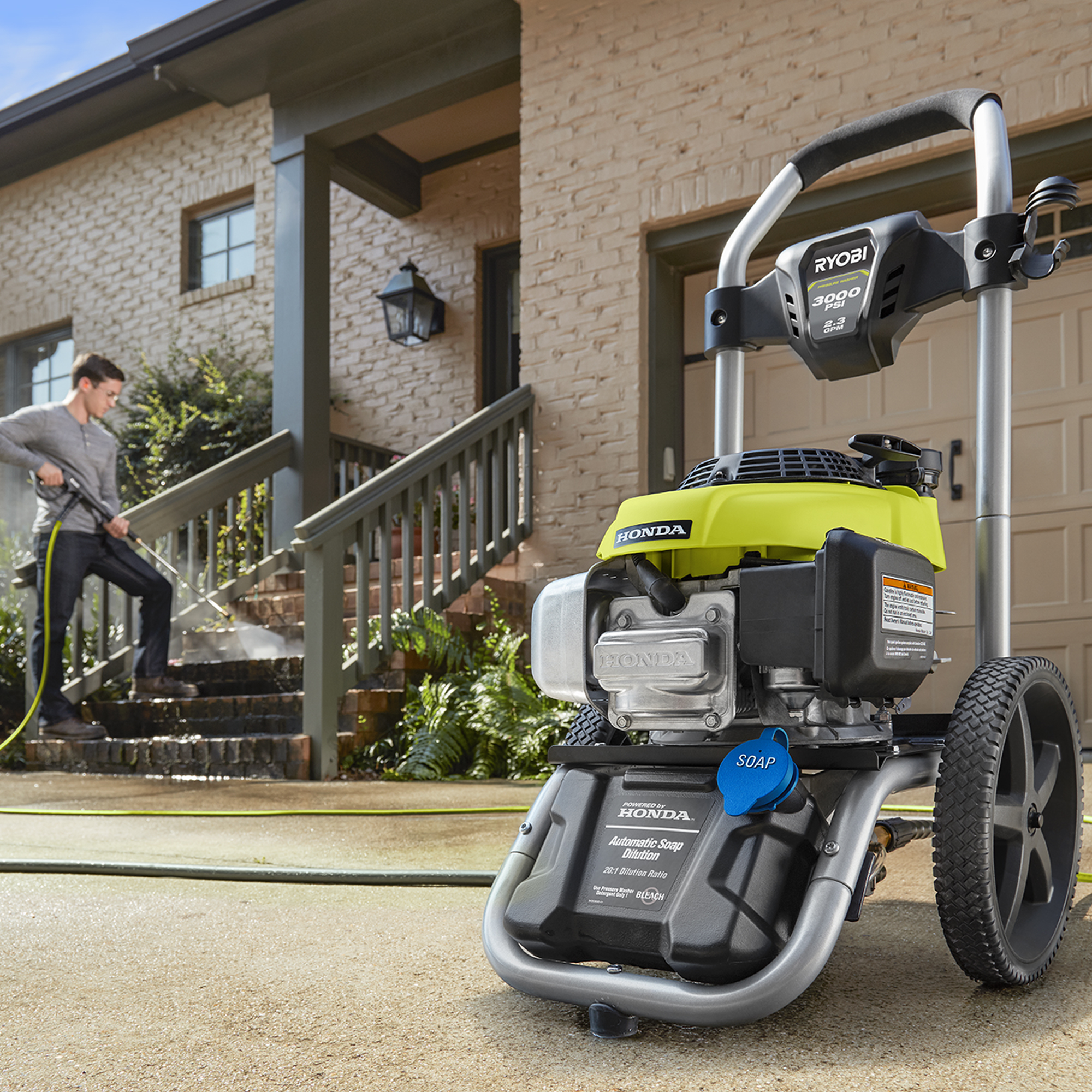 ryobi 3000 psi pressure washer honda engine