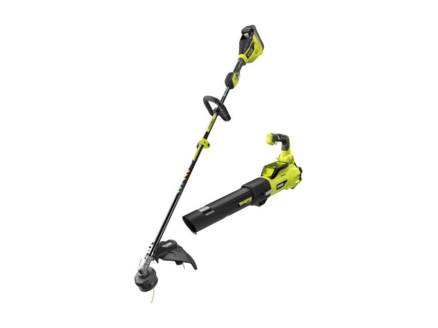 40V BRUSHLESS STRING TRIMMER BLOWER KIT RYOBI Tools