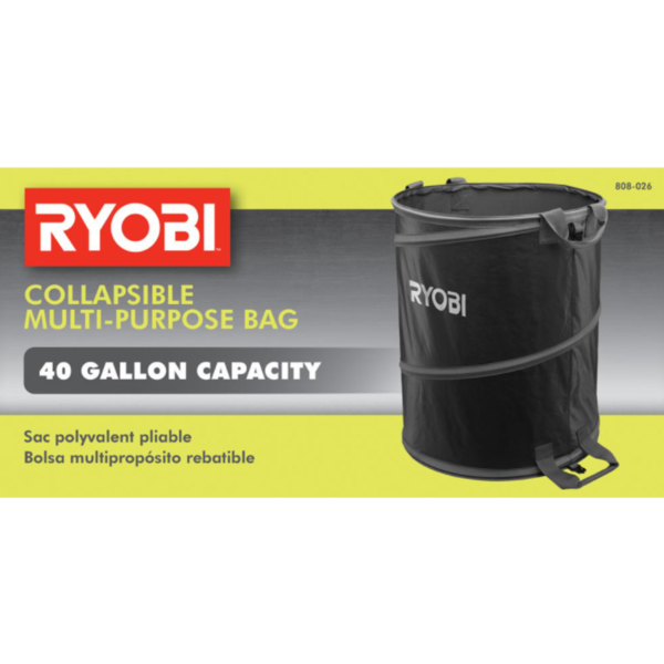 Ryobi Lawn and Leaf Bag Reusable Bags Patio, Lawn & Garden