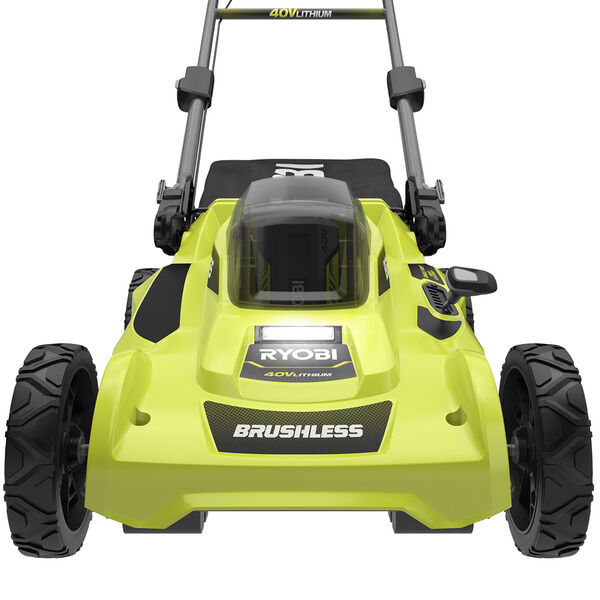 40V 20 BRUSHLESS PUSH MOWER WITH 6.0AH BATTERY CHARGER RYOBI Tools