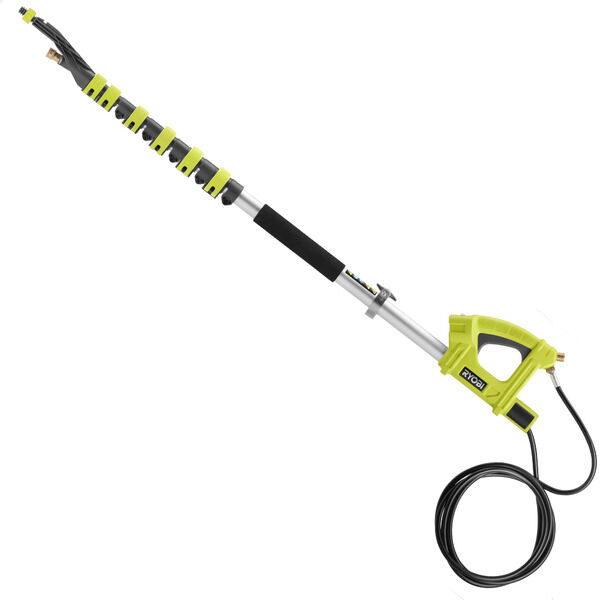 18ft Pressure Washing Telescopic Pole Extendable 1/2"M Gutter Cleaning Tool 