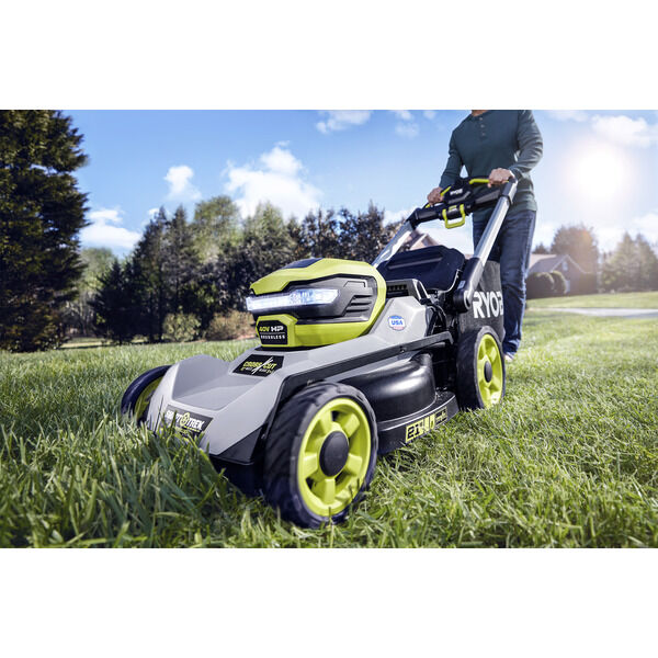 40V 21 BRUSHLESS Self-Propelled Mower with 7.5AH - RYOBI Tools