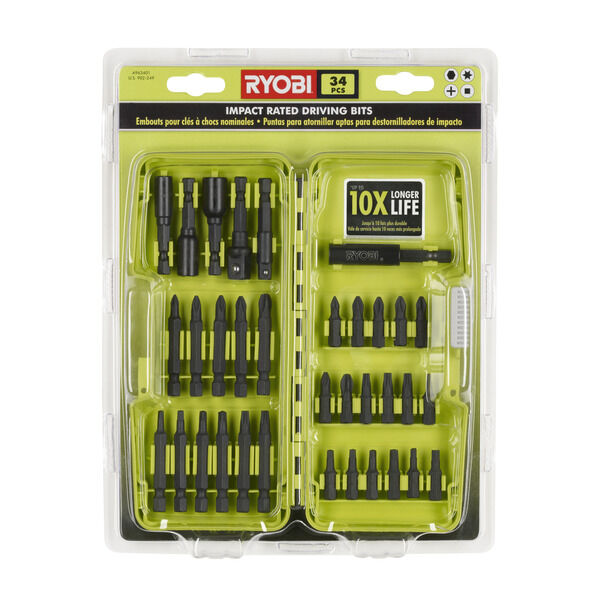 34 PC. IMPACT DRIVER SET | RYOBI Tools