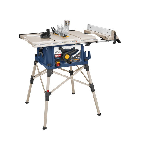 psykologi Donation Egnet 10 IN. PORTABLE TABLE SAW WITH STAND | RYOBI Tools