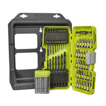 KIT PARA TALADRAR Y ATORNILLAR DE 56 PIEZAS CON BANDEJA DE