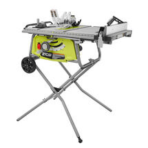 10 IN. Expanded Capacity Table Saw with Rolling Stand