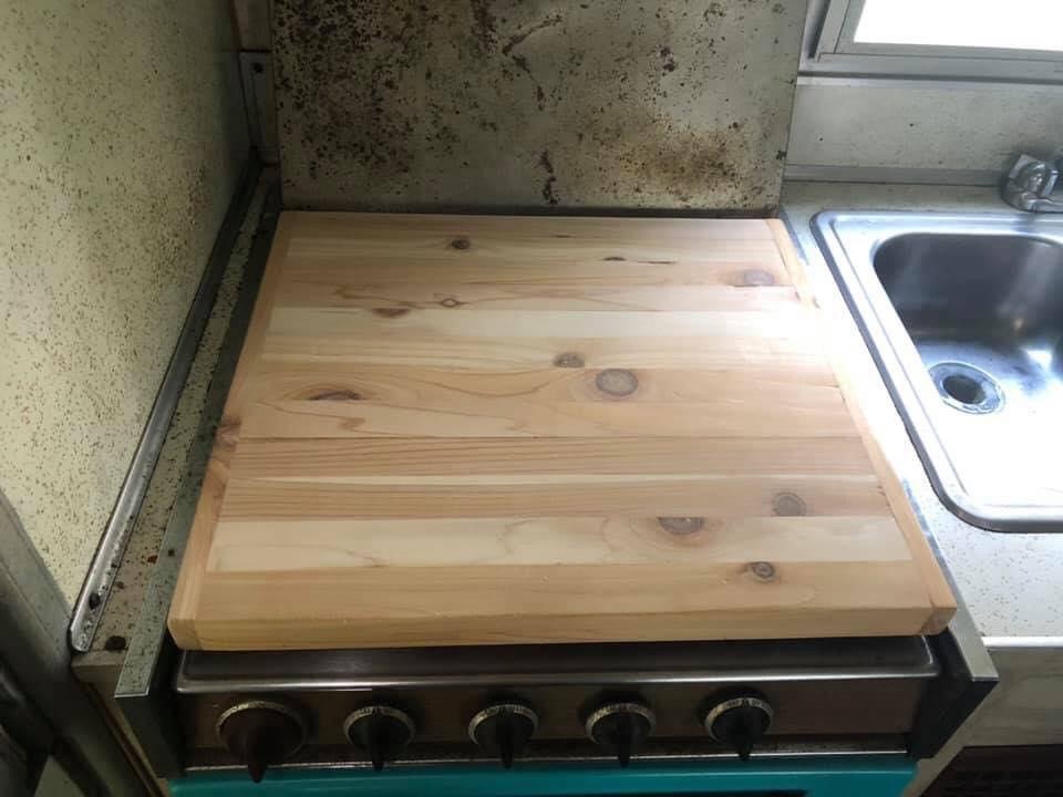 Vintage Camper Stove Cover RYOBI Nation Projects