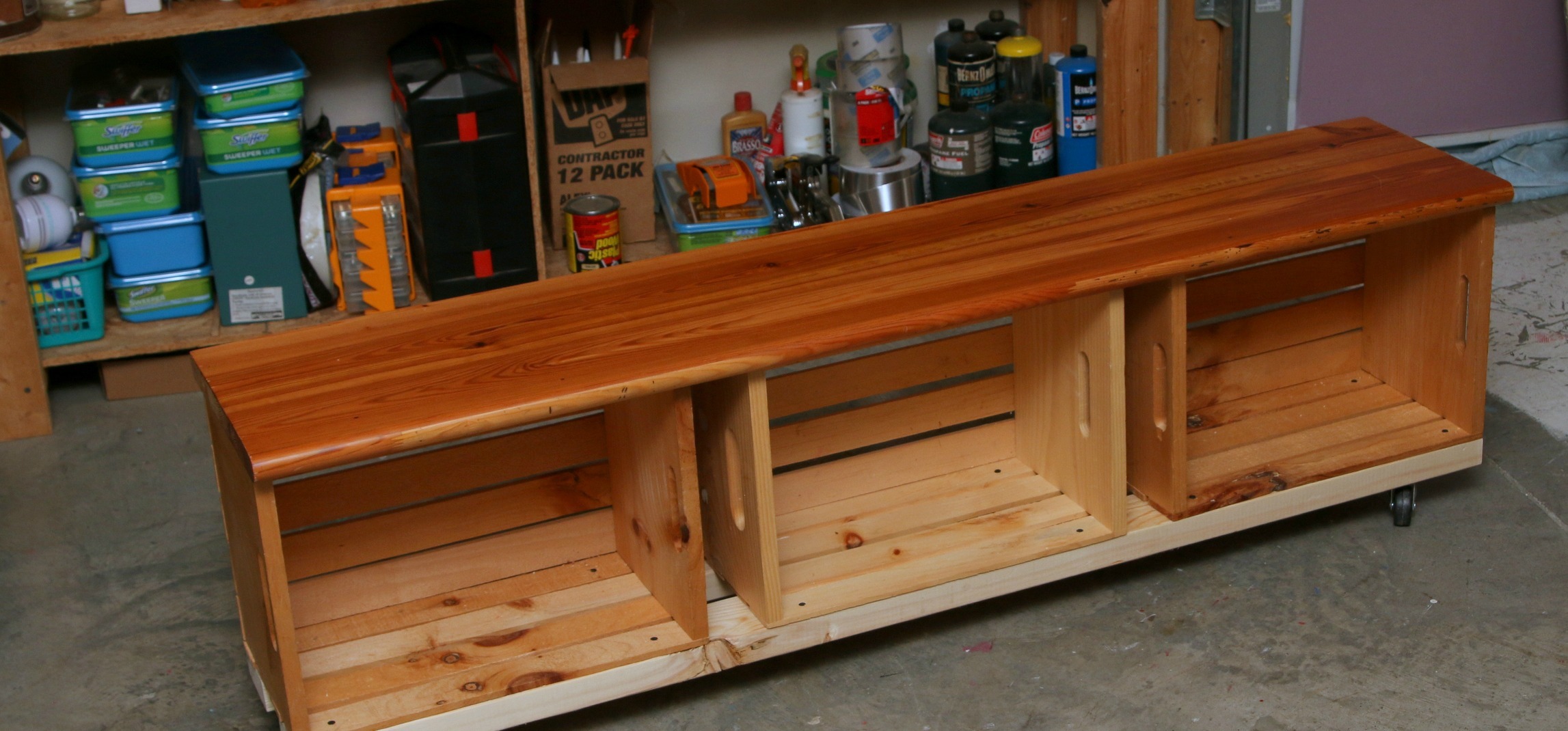 Rolling Crate Bench Ryobi Nation Projects