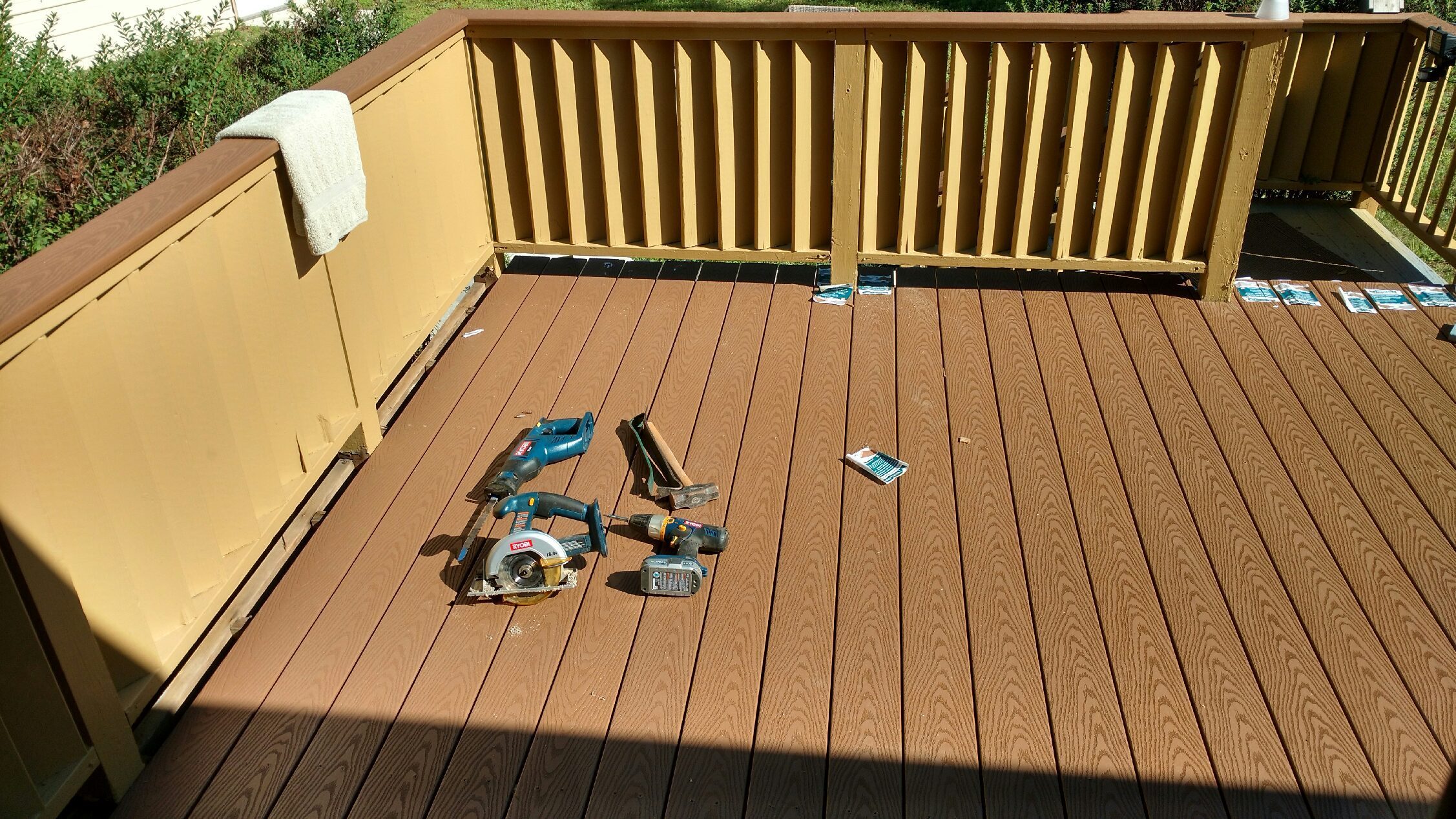 Replace rotted decking with composite - RYOBI Nation Projects