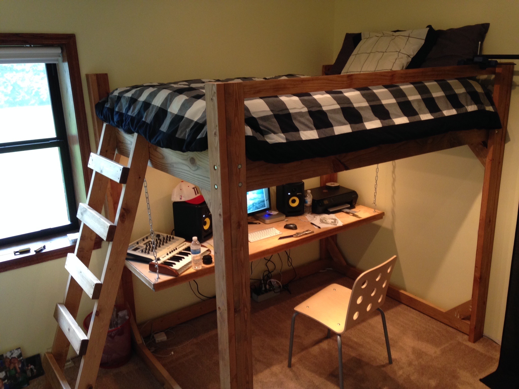 loft bed queen