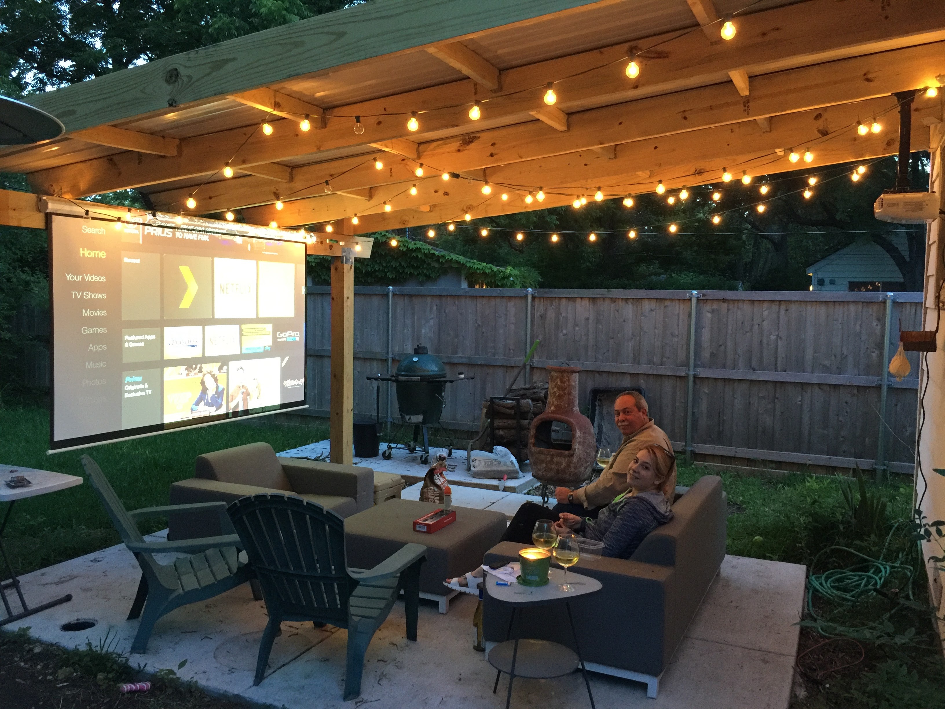 outdoor projector