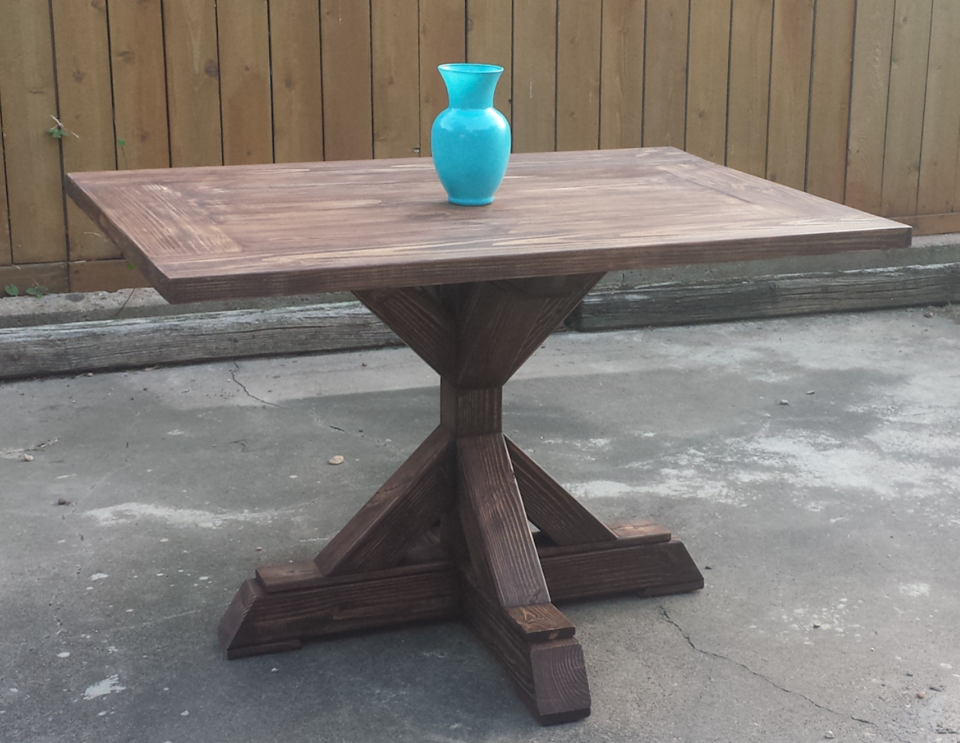Rectangle Pedestal Table - RYOBI Nation Projects