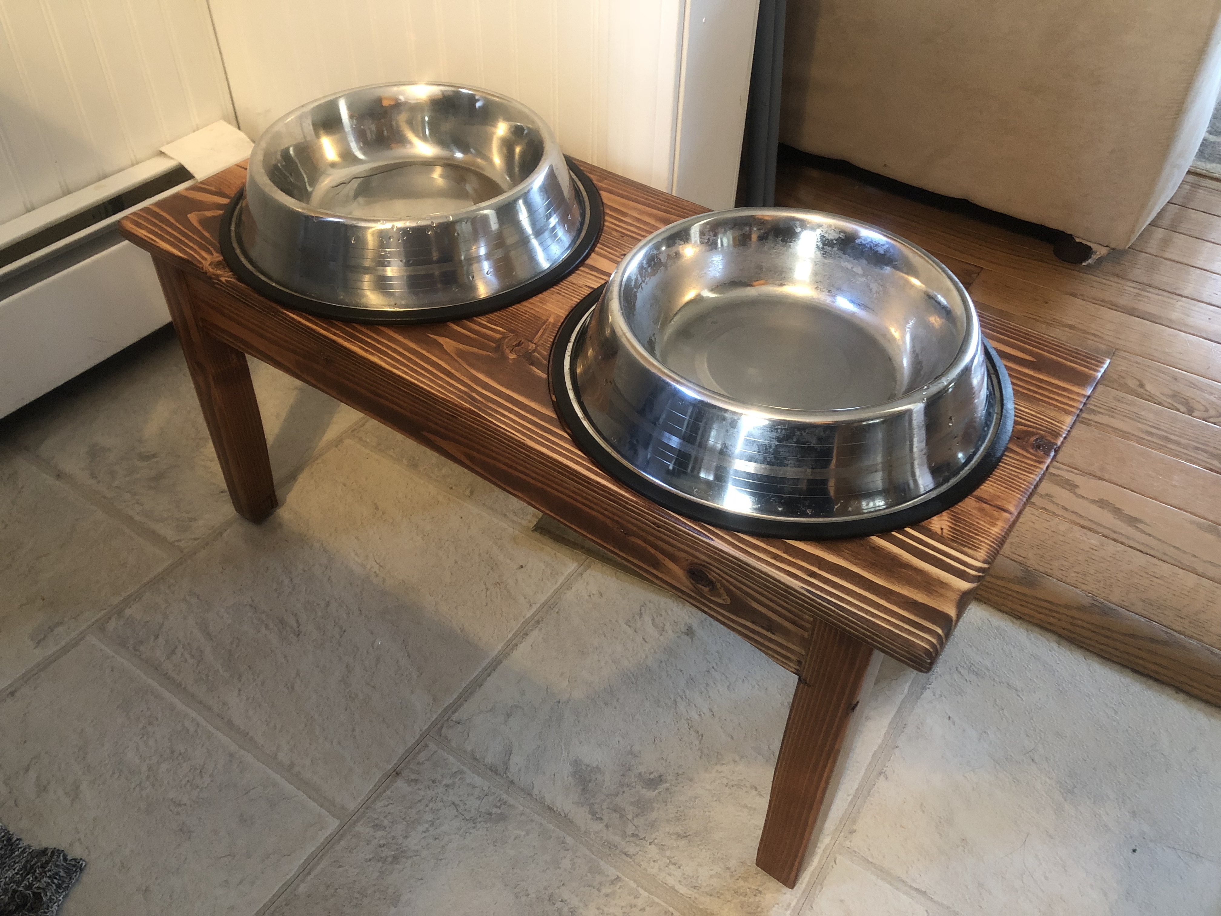 dog bowl riser