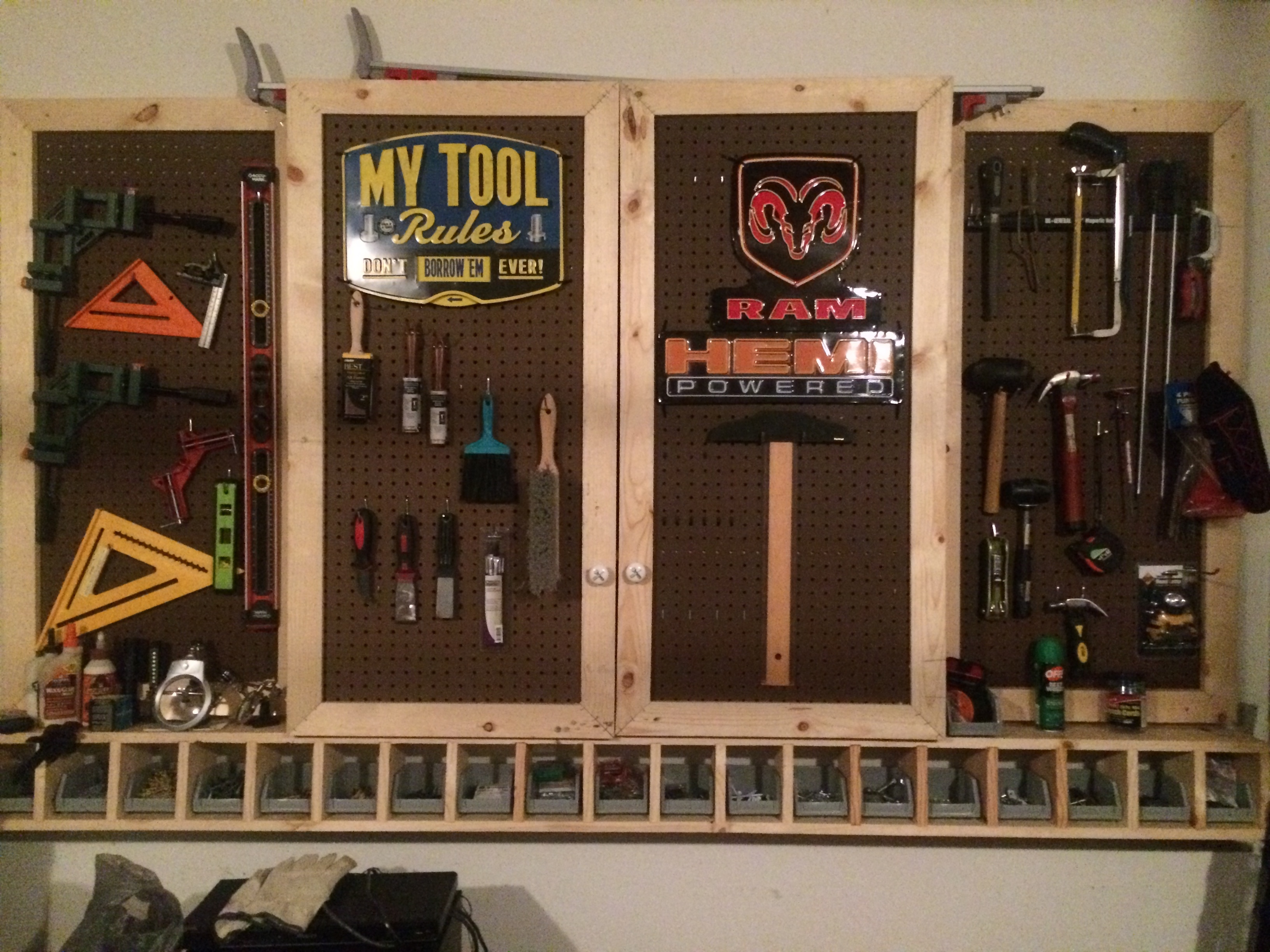 Pegboard Storage RYOBI Nation Projects