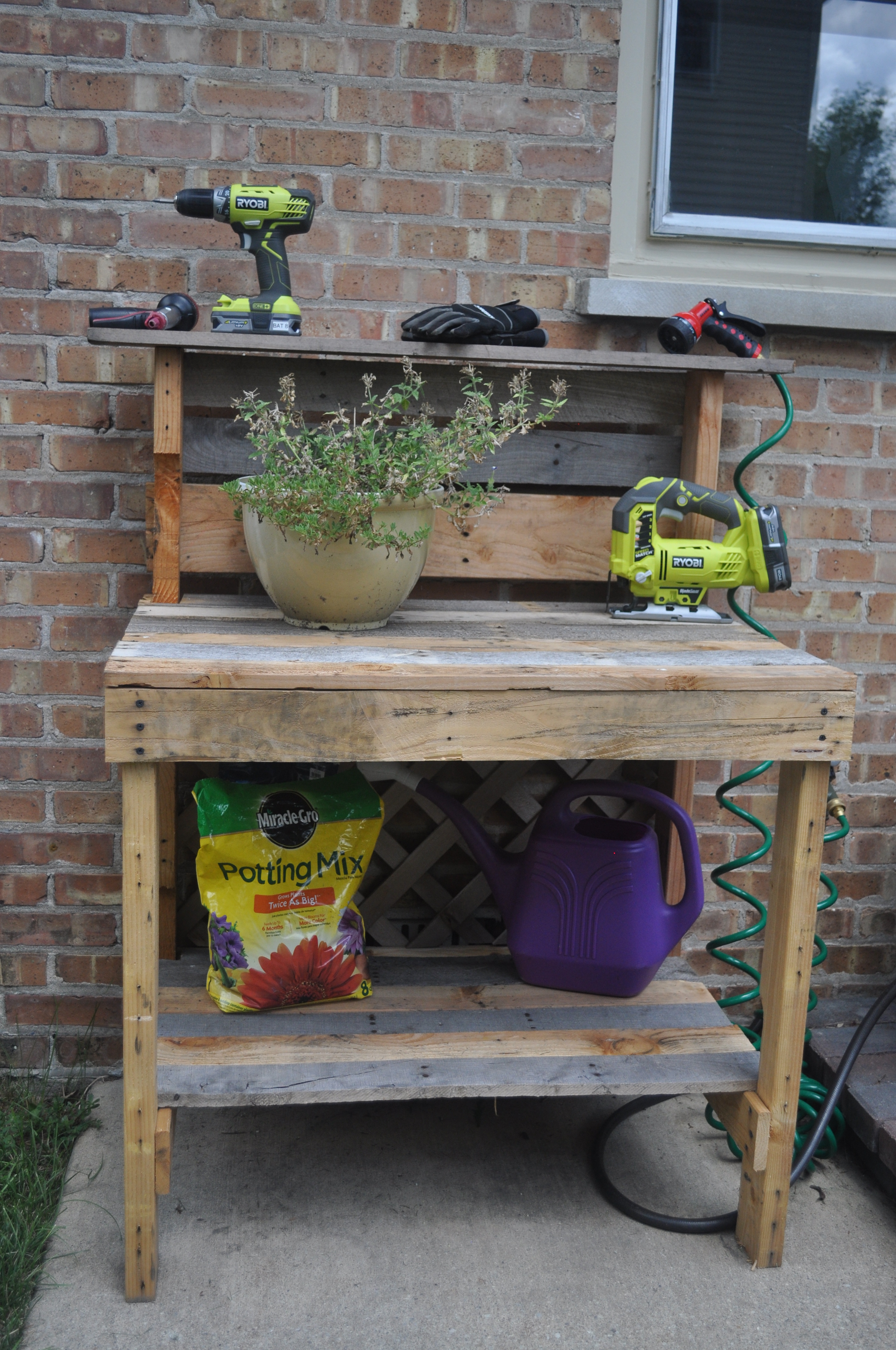 cheap potting bench on Potting Bench Ryobi Nation Projects