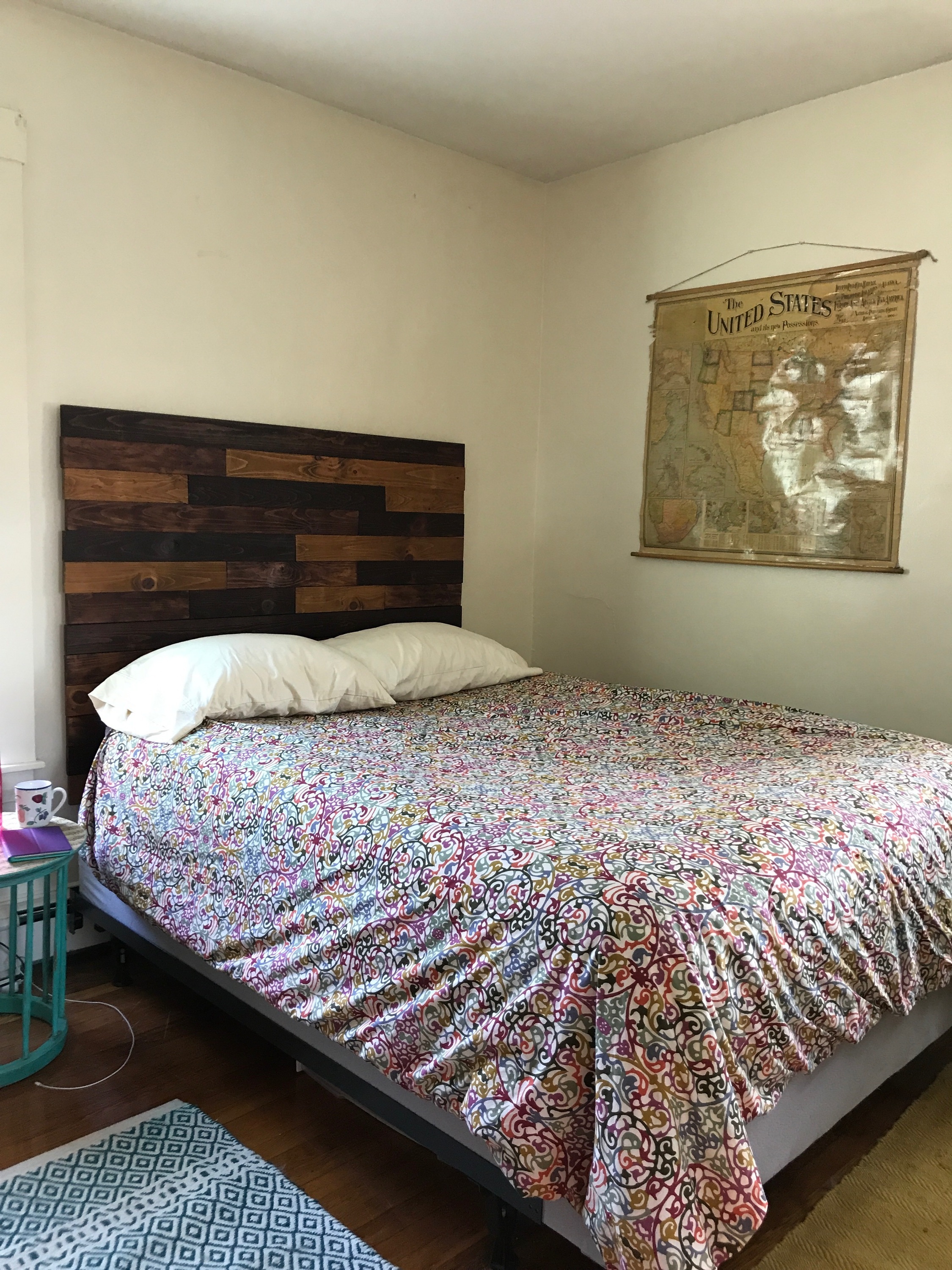 Upcycled Futon Plank Headboard RYOBI Nation Projects