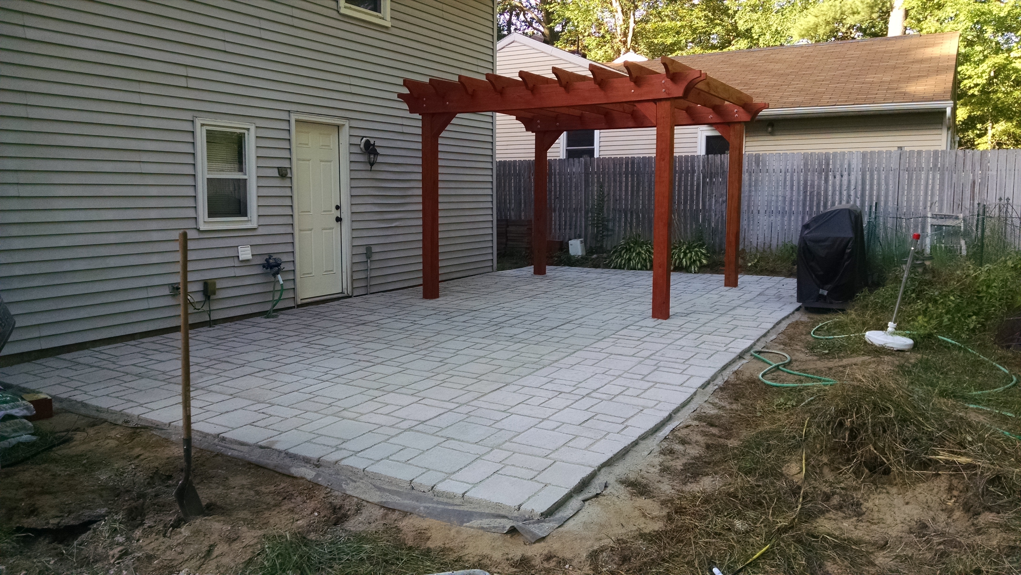 Formed Concrete Paver Patio - RYOBI Nation Projects