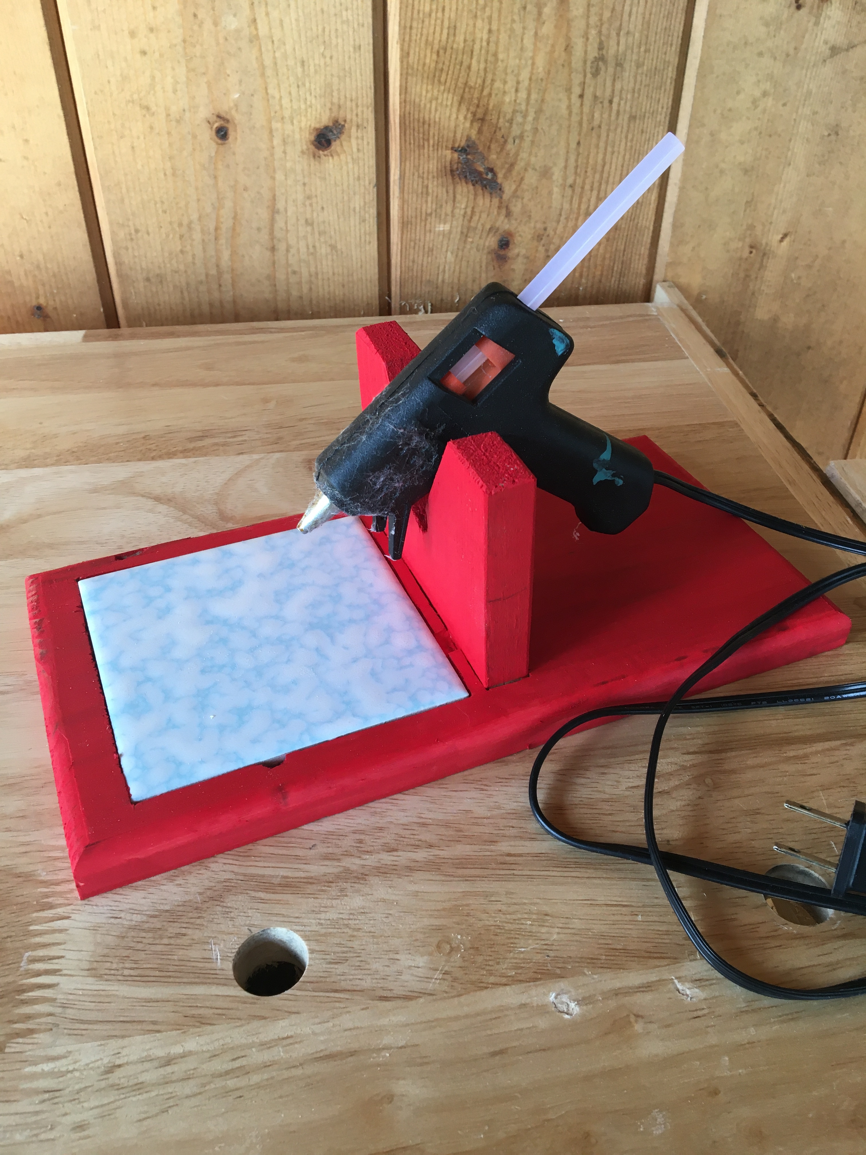 Hot Glue Gun Stand RYOBI Nation Projects