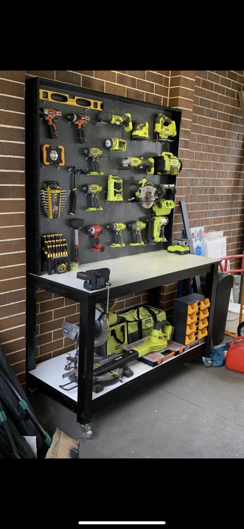 Pegboard workbench - RYOBI Nation Projects