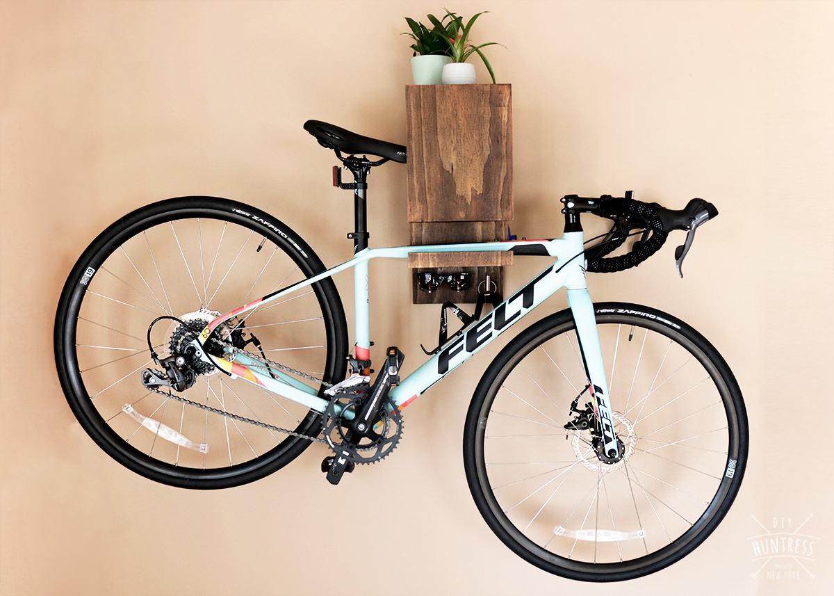 simple bike wall mount
