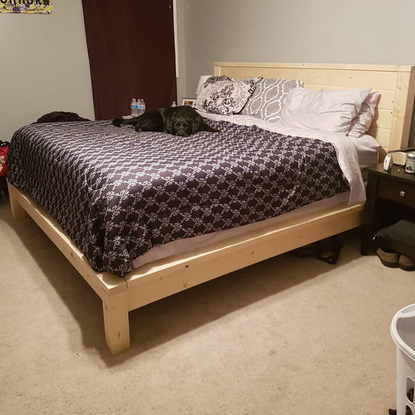 Photo: King bed frame