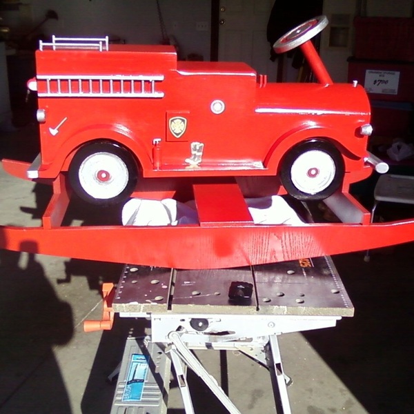 Grandkid wanted a rocking fire truck RYOBI Nation Projects