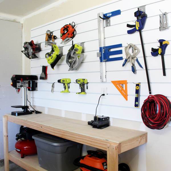 Garage Workbench - RYOBI Nation Projects