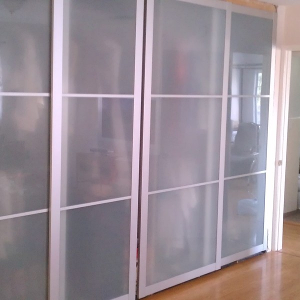 Modern Sliding Closet Doors In Old Closet Space Ryobi Nation