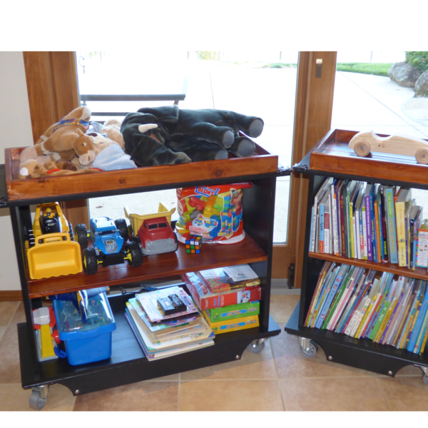 Photo: Rolling Toy and Book Carts