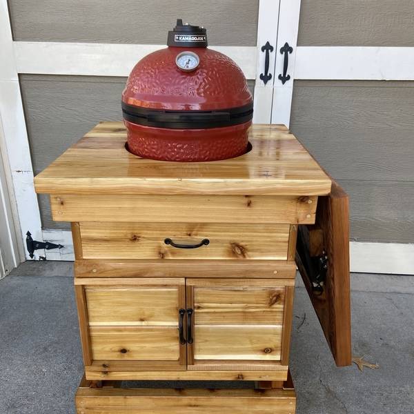 Photo: Kamado grill table