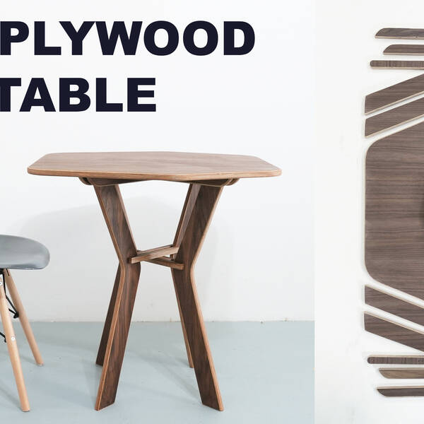 Photo: Plywood Café Table