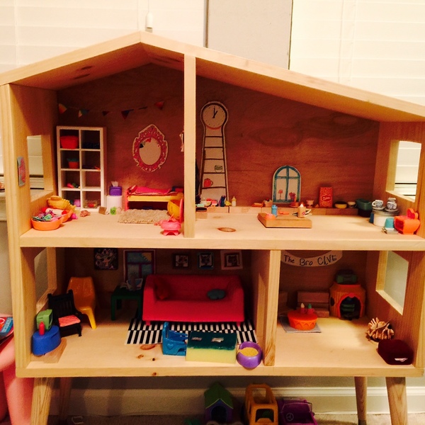 mid century modern dollhouse