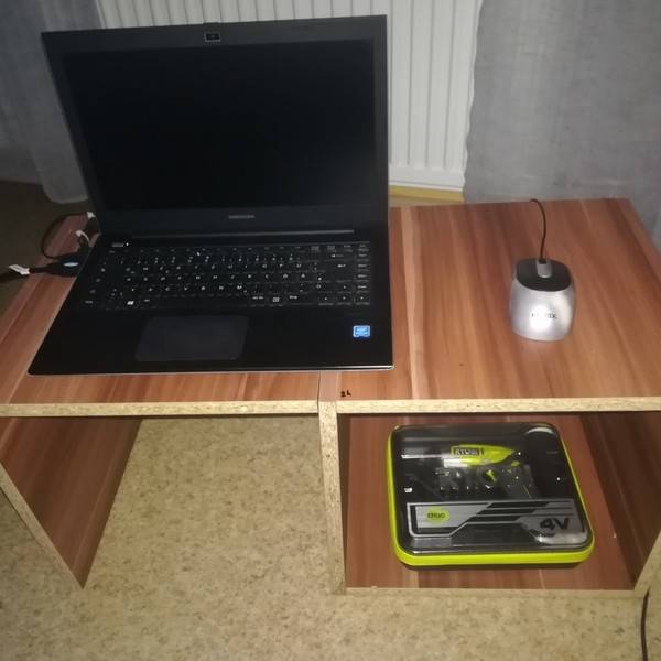 Photo: small laptop table