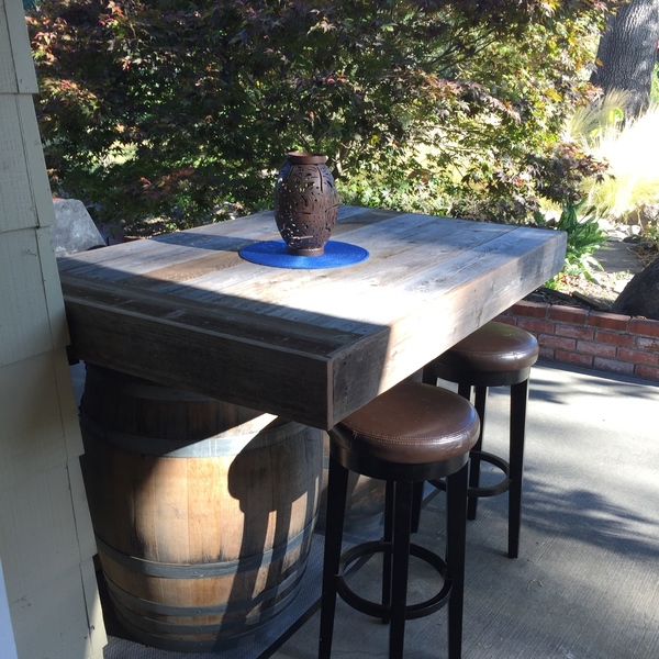 Photo: Wine Barrel Counter