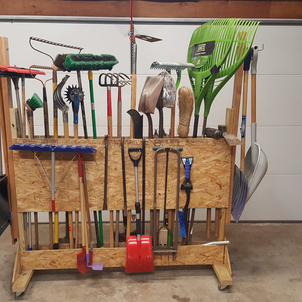 Portable Yard Tool Storage Cart - RYOBI Nation Projects