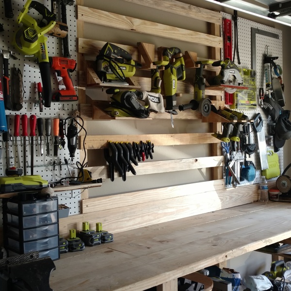 10-foot workbench with tons of storage - RYOBI Nation Projects