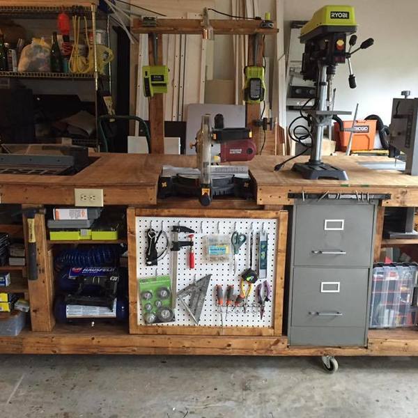 Garage Work Station - RYOBI Nation Projects