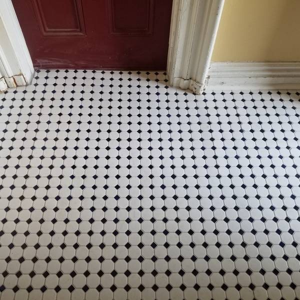 Photo: Tiled entry way