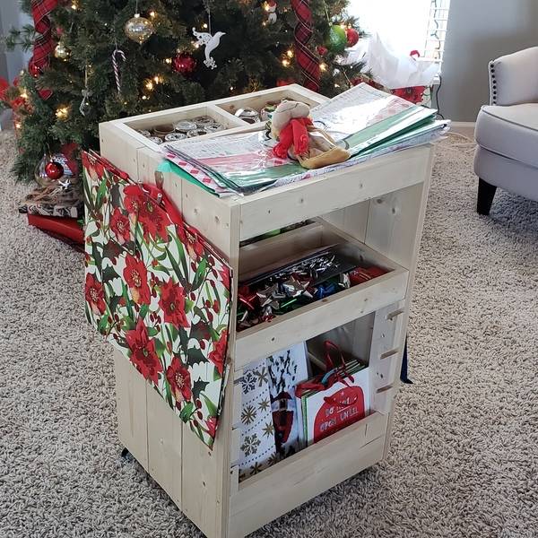 Rolling Wrapping Paper Cart RYOBI Nation Projects