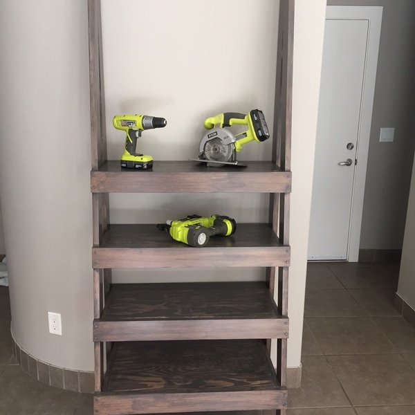 Photo: Escape Ladder Shelf Unit