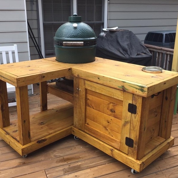 Big green egg corner chorale - RYOBI Nation Projects