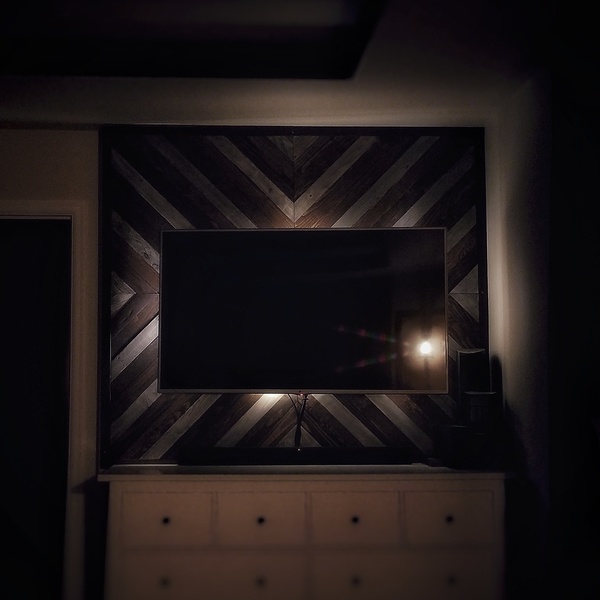 Wood Wall Art TV  Backdrop  RYOBI Nation Projects