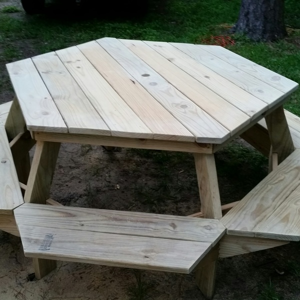 6 Sided Picnic Table - RYOBI Nation Projects